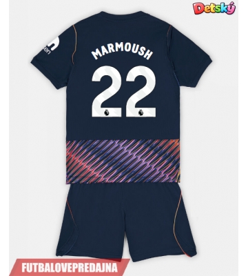 Lacne Dětský Futbalové dres Tottenham Hotspur Omar Marmoush #22 2026-27 Krátky Rukáv - Preč (+ trenírky)